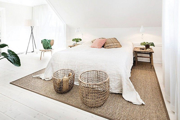 chambre cosy panier et tapis