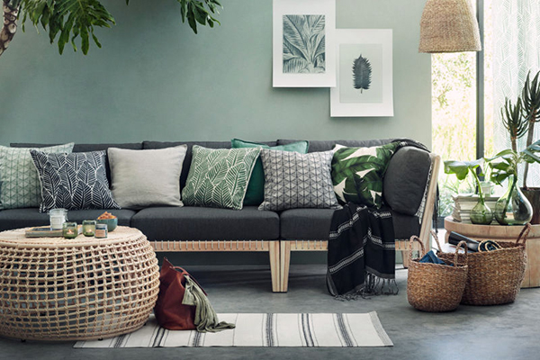 déco tropicale h&m home