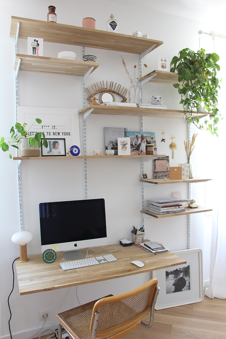 Le DIY de mon bureau crémaillère - Blueberry Home