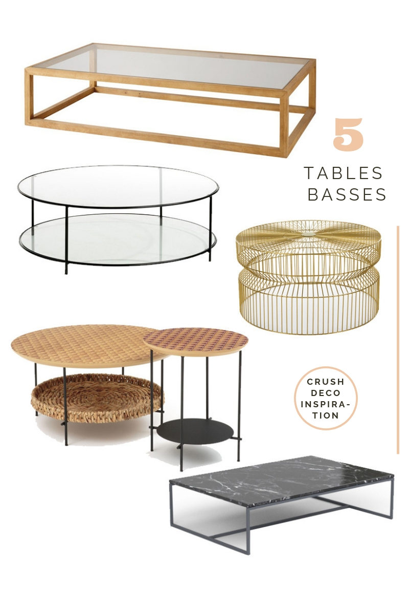 table basse sélection tendance