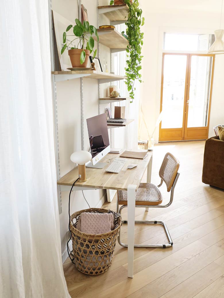 Le DIY de mon bureau crémaillère - Blueberry Home