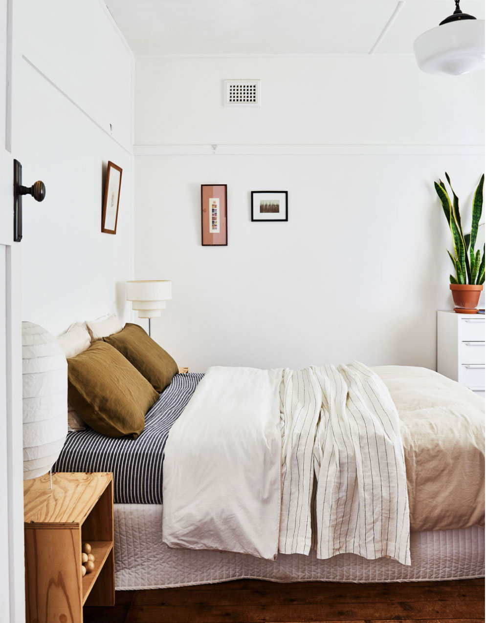 intérieur chaleureux australie chambre parentale bohème