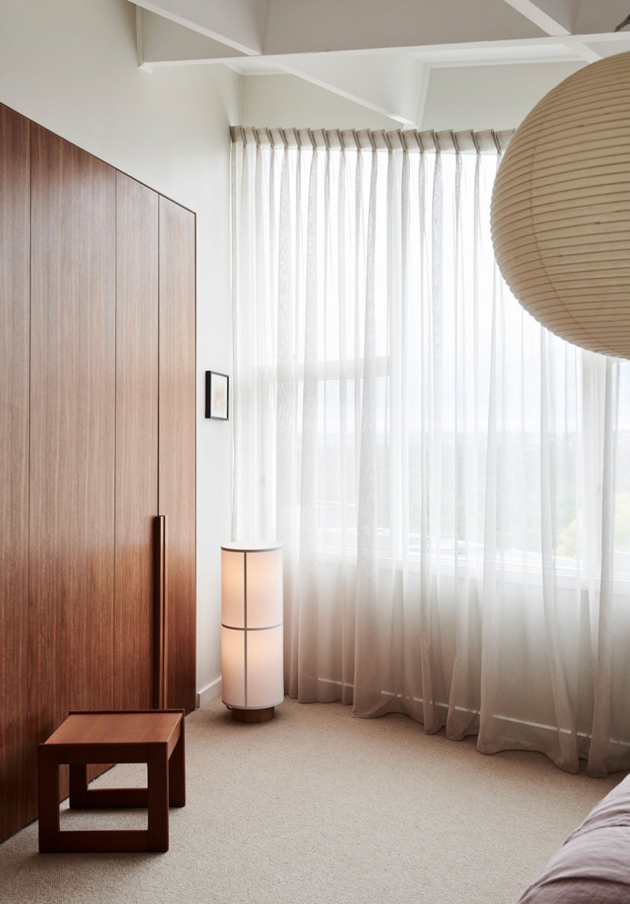 intérieur mid century chambre