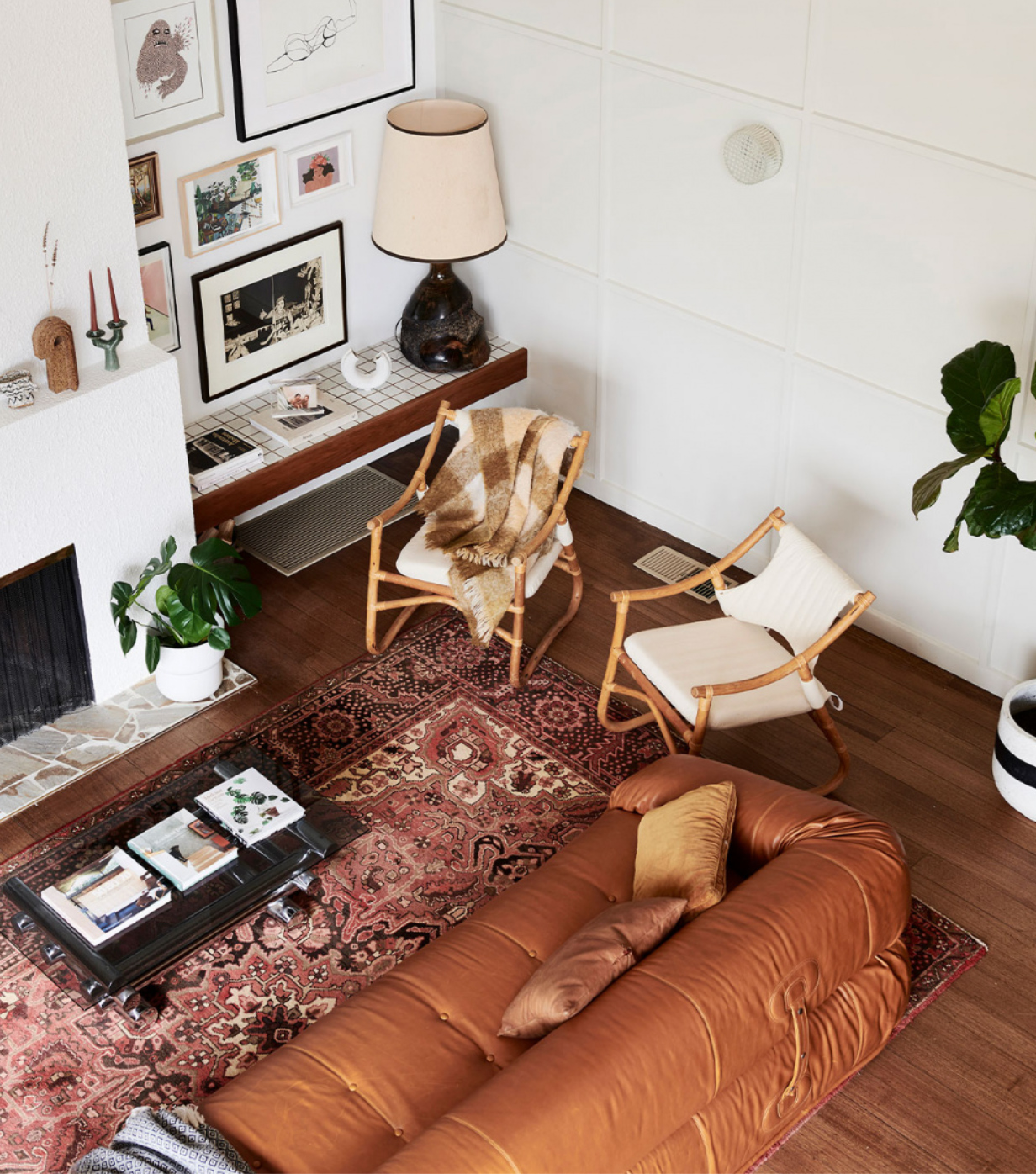 intérieur mid century salon