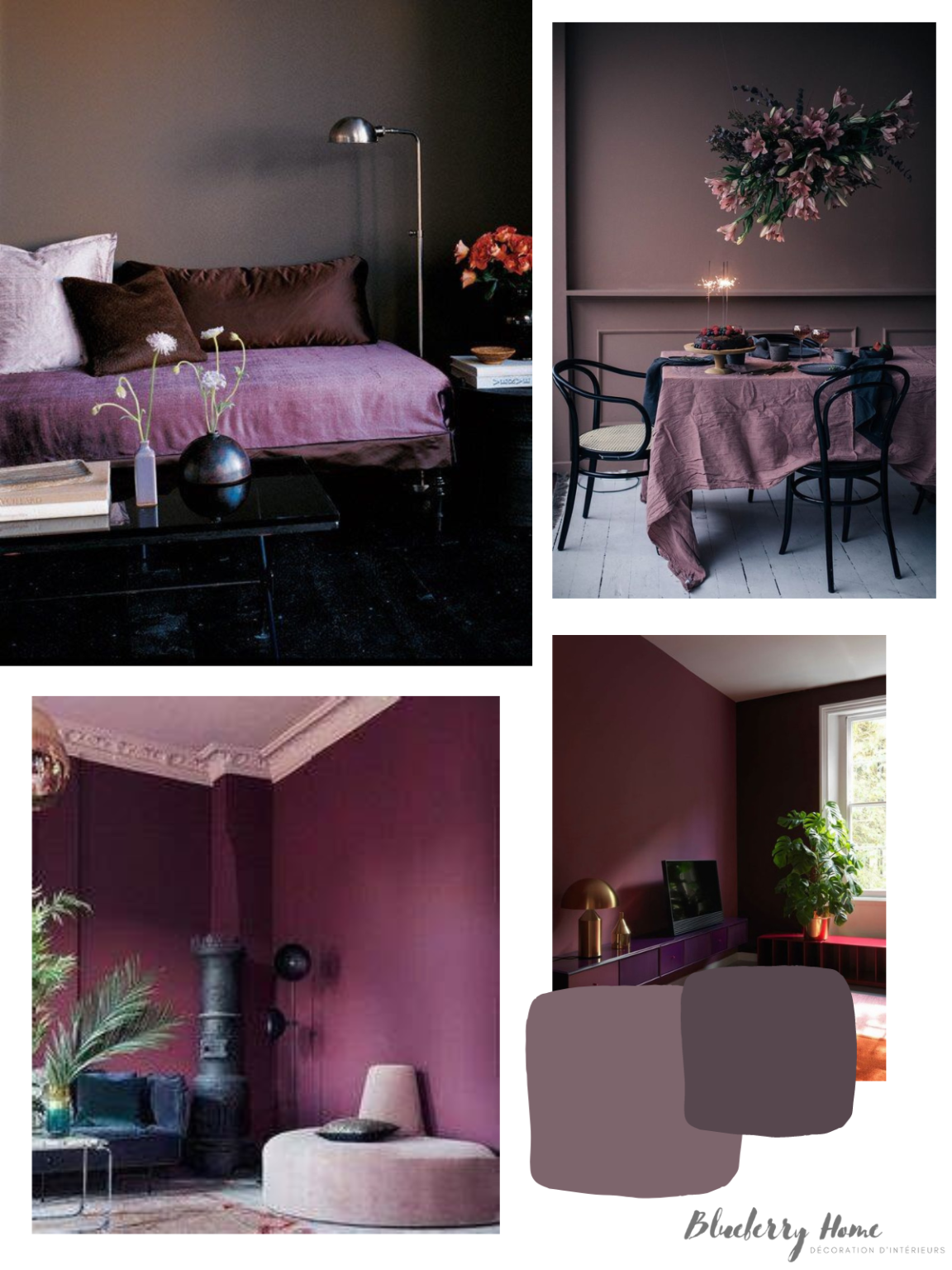 Le violet dans la déco - Blueberry Home